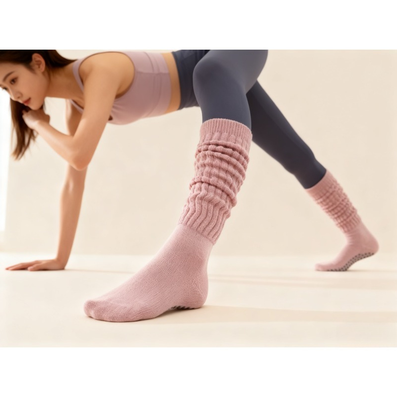 Pilates Yoga Youtube - Women Cotton Non Slip Pilate Socks