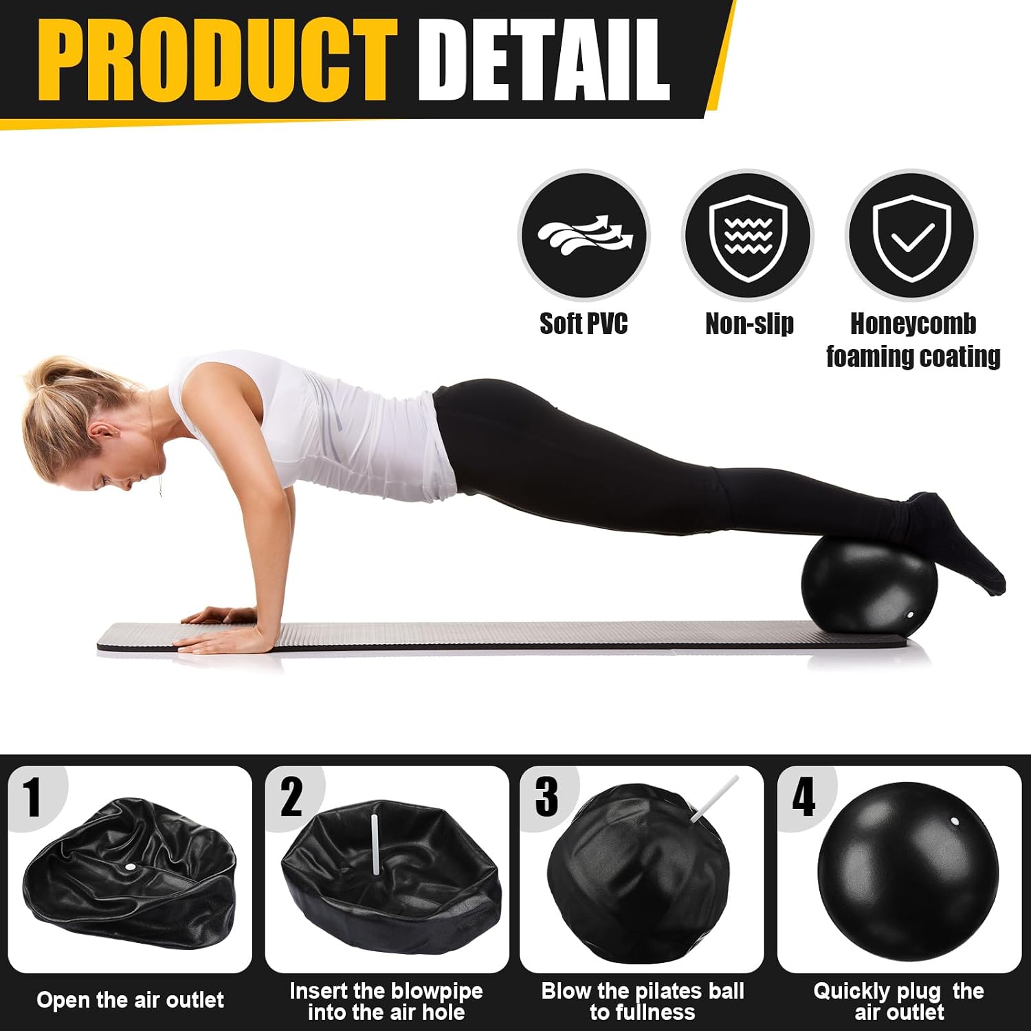 18 Pcs Pilates Ring And Ball S - огляд і ціна Pilates Yoga Tone