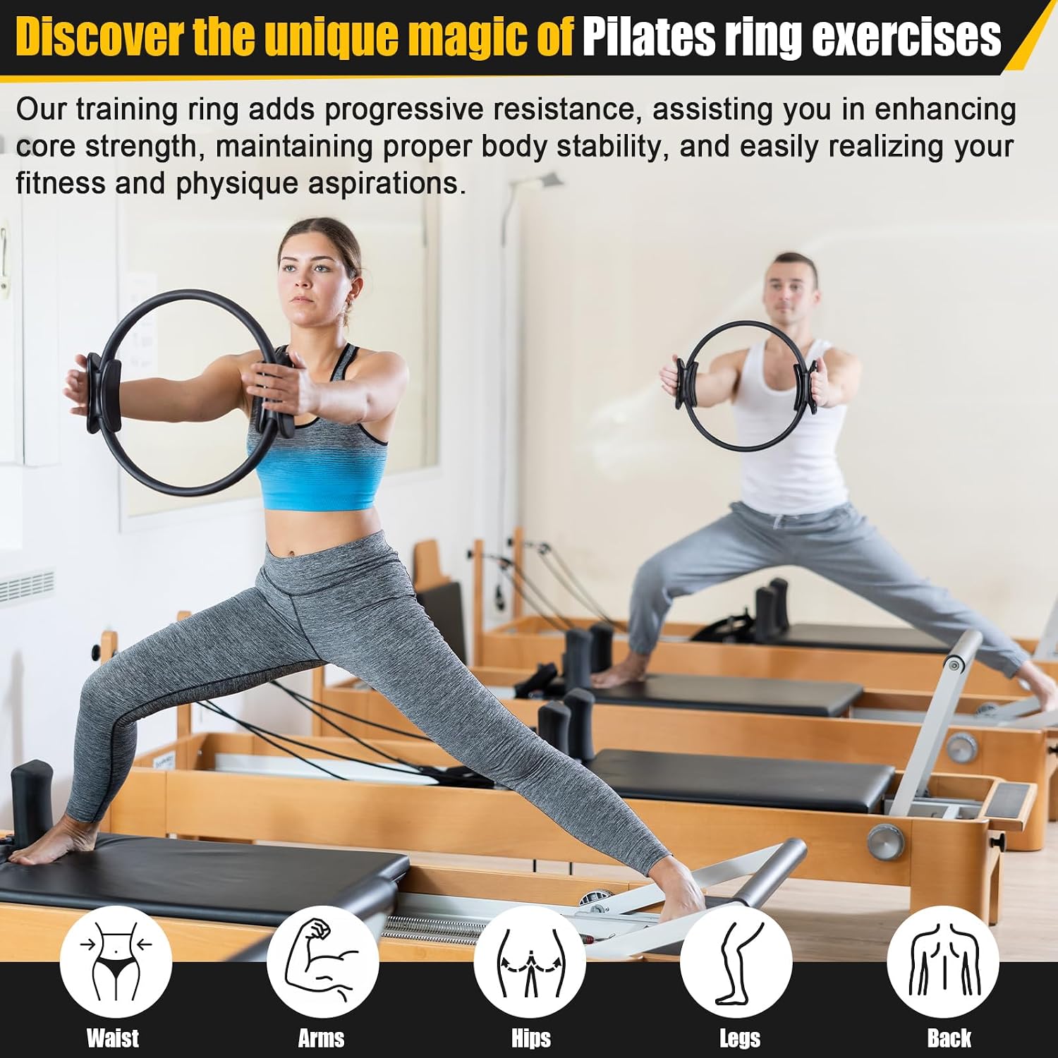 18 Pcs Pilates Ring And Ball S - огляд і ціна Pilates Yoga Tone