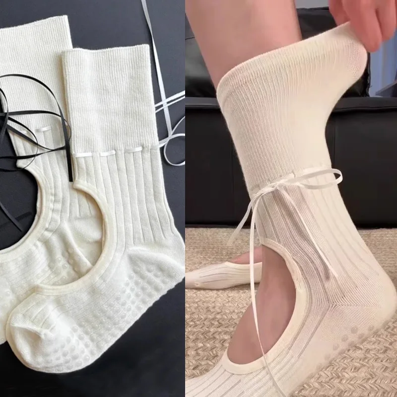 Fashion Women Yoga Socks Ribbo - огляд і ціна Pilates Yoga Youtube