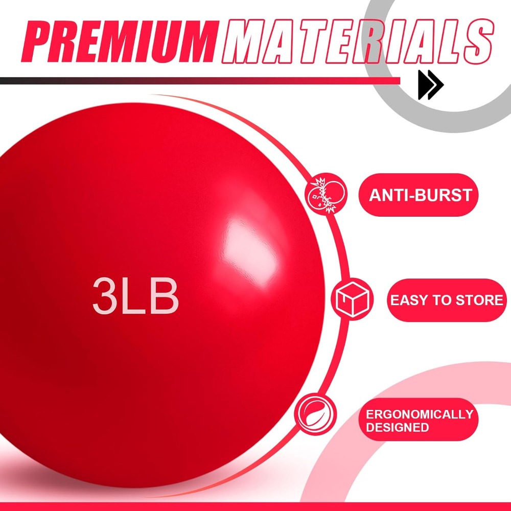 1lb-5lb Weighted Toning Balls  - огляд і ціна Pilates Yoga Tone